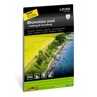 havsstien, Nord (havsstien nord &ndash; Faaborg & Svendborg) 1:25.000