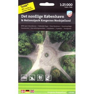Nrdliches Kopenhagen & Nationalpark Kongernes Nordsjlland 1:25.000