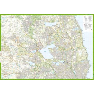 Nrdliches Kopenhagen & Nationalpark Kongernes Nordsjlland 1:25.000