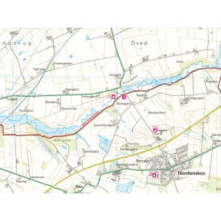 Kyst til Kyst Stien vest (Kste-zu-Kste-Weg, West) 1:25.000