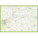 Kyst til Kyst Stien vest (K&uuml;ste-zu-K&uuml;ste-Weg, West) 1:25.000