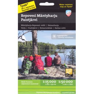 Repovesi Mntyharju Paistjrvi  1:15.000/1:50.000