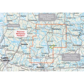 Repovesi Mntyharju Paistjrvi  1:15.000/1:50.000