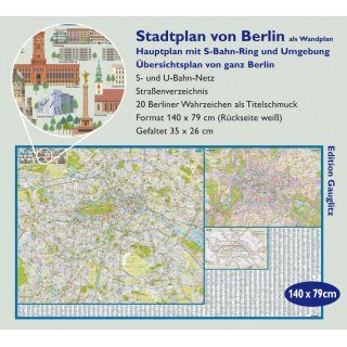 Stadtplan von Berlin 1:17.600