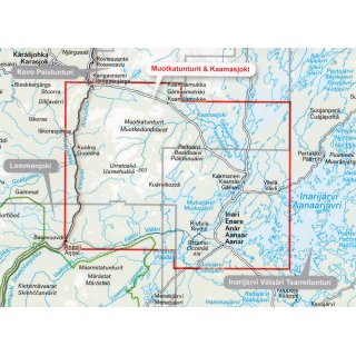 Muotkatunturit & Kaamasjoki 1:60.000