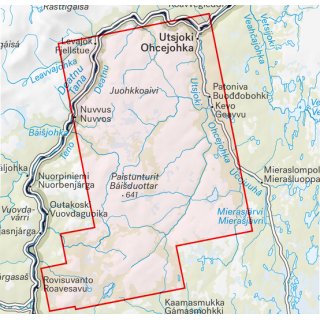 Kevo Paistunturit 1:50.000/1:25.000