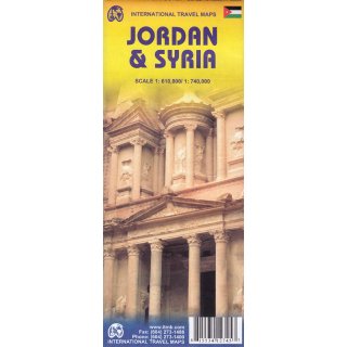 Jordan and Syria 1:610.000/1:740.000