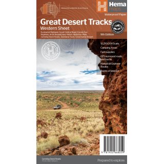 Great Desert Tracks - Western Sheet 1:250.000