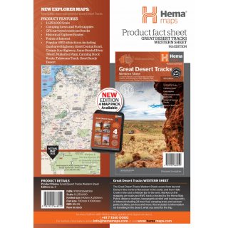 Great Desert Tracks - Western Sheet 1:250.000
