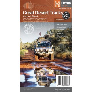 Great Desert Tracks - Central Sheet 1:250.000