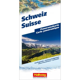 Schweiz Panoramakarte