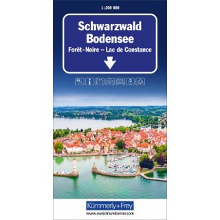 Schwarzwald Bodensee 1:200.000
