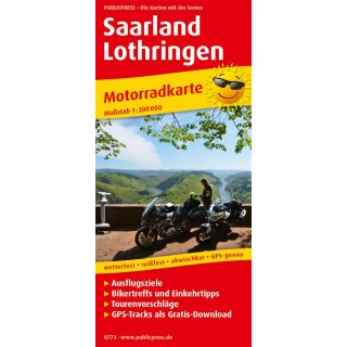 Saarland, Lothringen 1:200.000