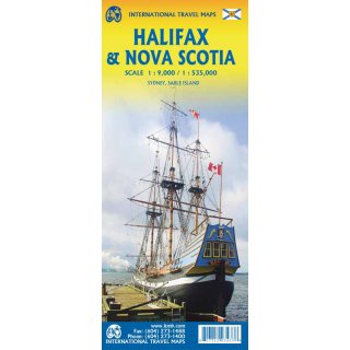 Halifax & Nova Scotia 1:9.000 / 1:535.000