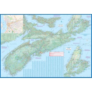 Halifax & Nova Scotia 1:9.000 / 1:535.000