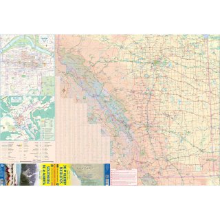 British Columbia, Southern & Alberta 1:900.000