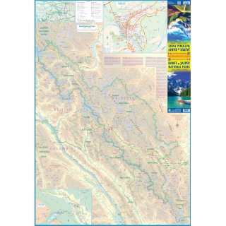 Jasper & Banff National Parks 1:250.000 / 1:240.000