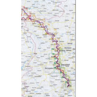 Rhein-Radweg 4 (Niederrhein - Von Kln nach Hoek van Holland) 1:75.000