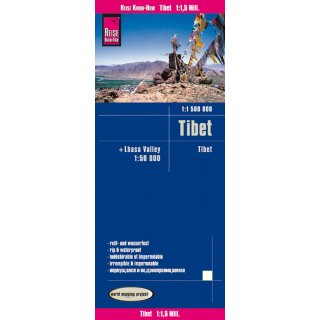 Tibet 1:1.500.000 und Lhasa-Valley 1:50.000