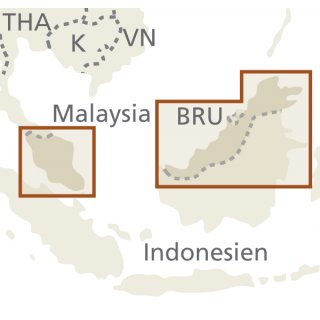 Malaysia 1:800.000 / 1:1.100.000