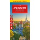 Estland, Lettland, Litauen 1:800.000