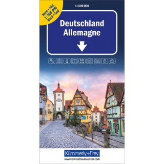 Deutschland Nord+Sd 1:500.000 (Doppelkarte)
