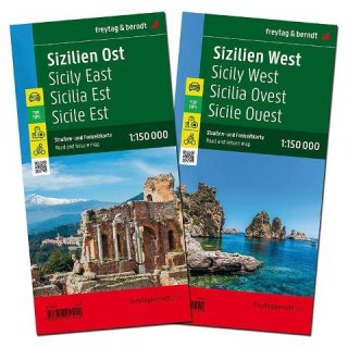 Sizilien, Straenkarten-Set 1:150.000