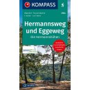 2504 Wander-Tourenkarte Hermannsweg und Eggeweg, Die...