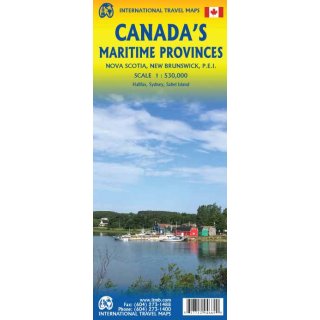 Canadas Maritime Provinces 1:530.000