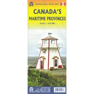 Canadas Maritime Provinces 1:535.000