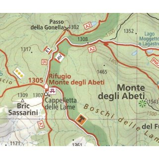 715 MONTE PENNA 1: 25 000