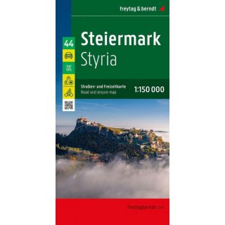 Steiermark, Straen- und Freizeitkarte 1:150.000