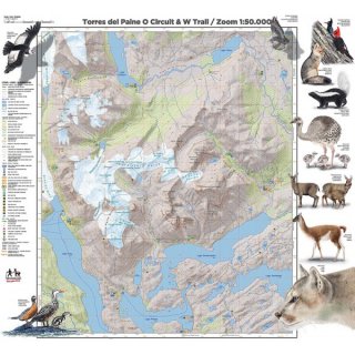 Torres del Paine 1:100.000/1:50.000
