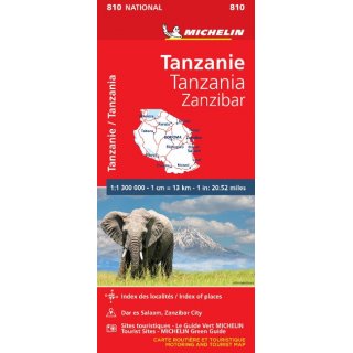 Tanzania & Zanzibar 1: 1,3 Mill.