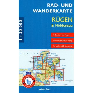 Rad und Wanderkarten Rgen 6 Bl. 1:30 T