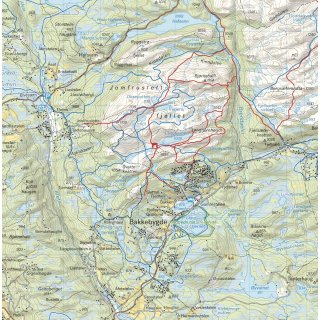 Langsua Nasjonalpark & Sptind 1:50.000