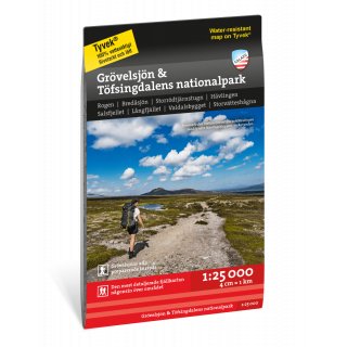 Grvelsjn & Tfsingdalens nationalpark 1:25.000
