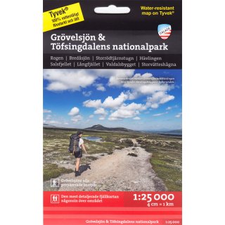 Gr&ouml;velsj&ouml;n & T&ouml;fsingdalens nationalpark 1:25.000