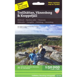 Trollhttan, Vnersborg & Kroppefjll 1:50.000