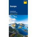 ADAC Lnderkarte Europa 1: 4,5 Mio