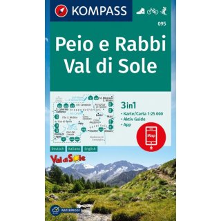 WK 095 Peio e Rabbi, Val di Sole 1:25.000