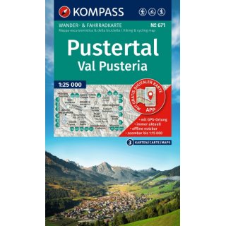 WK 671 Pustertal, Val Pusteria 1:50.000