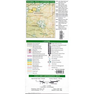 Grand Canyon West - Grand Canyon National Park 1:90.000