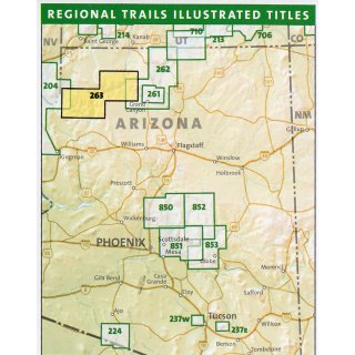 Grand Canyon West - Grand Canyon National Park 1:90.000