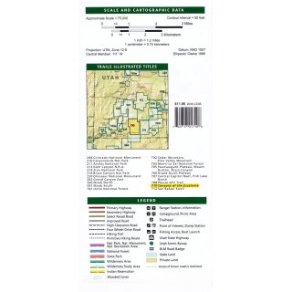 Canyons of the Escalante 1:75.000