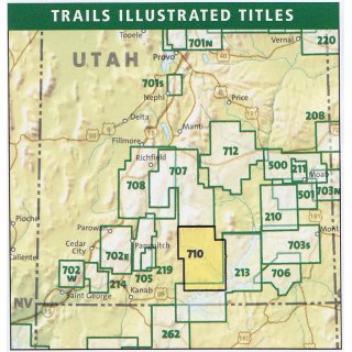 Canyons of the Escalante 1:75.000