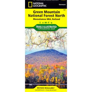 Green Mountain National Forest North 1:70.000