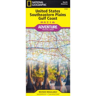 United States Southeastern Plains Gulf Coast 1:1.300.000