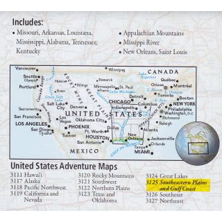 United States Southeastern Plains Gulf Coast 1:1.300.000