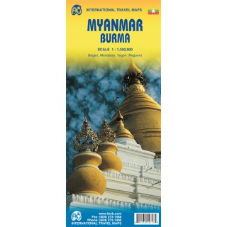 Myanmar Burma 1:1.350.000